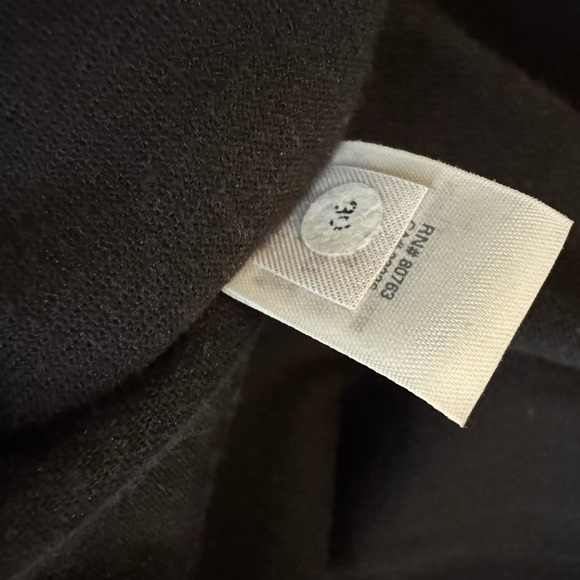 Victoria Secret Black Velour Zip-Up Hoodie women’s sized small petite - Picture 7 of 8